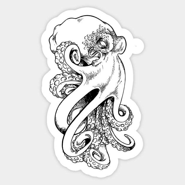 Octopussy Sticker by Lempikwelch